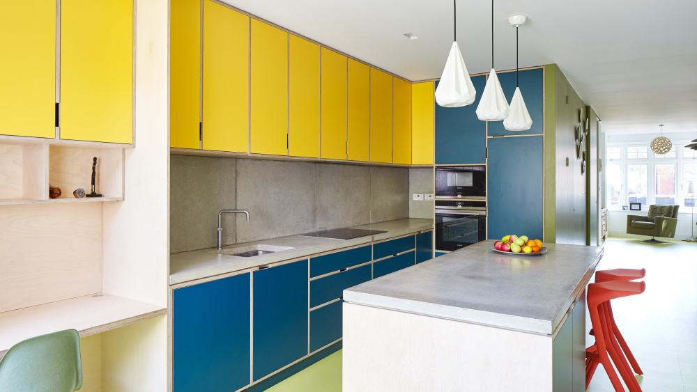 伦敦 19 世纪老房翻新,色彩盛宴打造现代家居空间-16