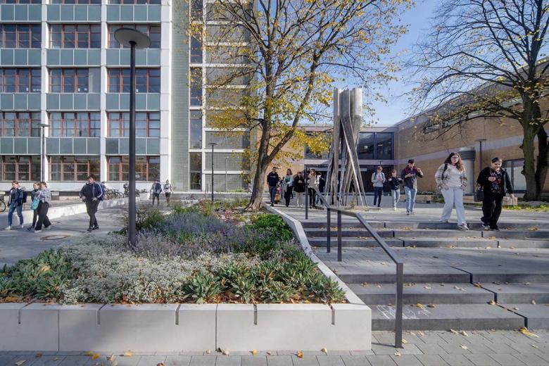FU 柏林学院大楼入口区域景观设计丨德国柏林-2