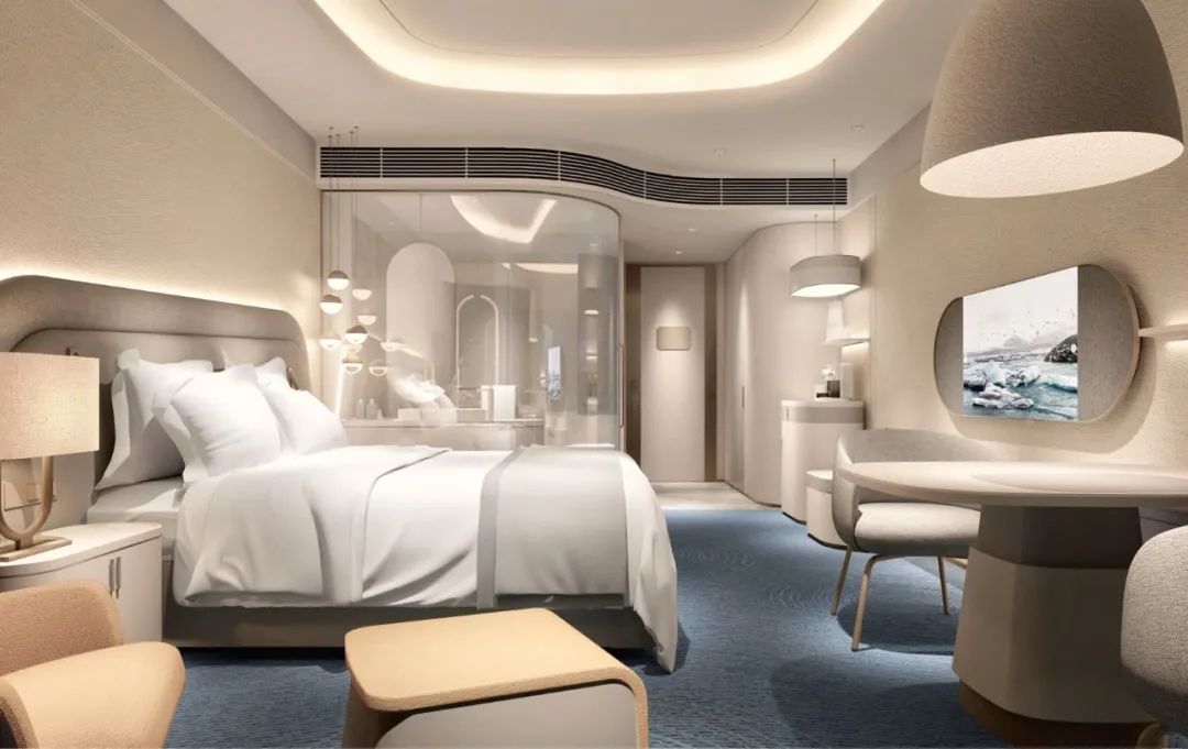 波光潋滟，舒展空间律动——青岛国信金融中心酒店-9