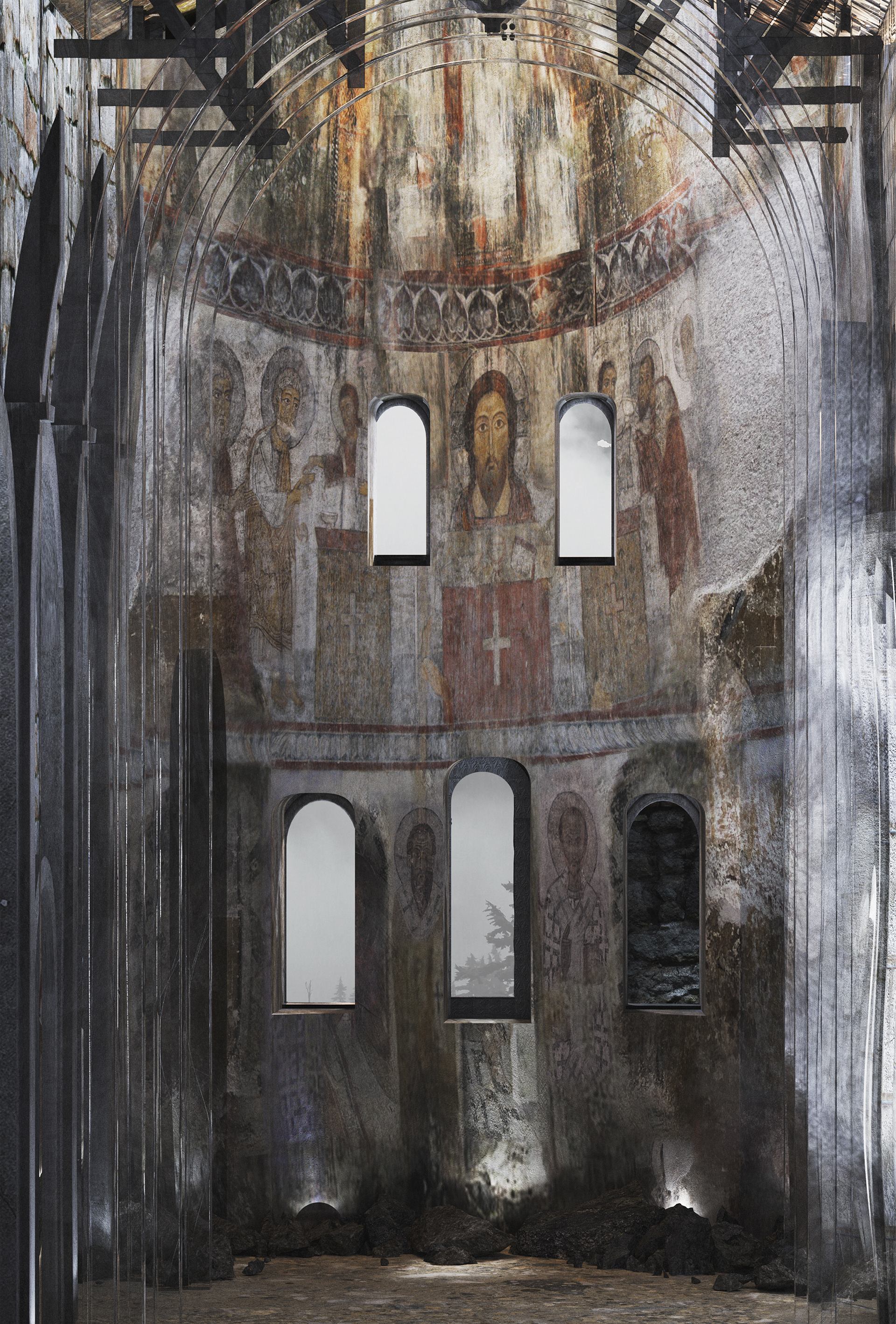 Kobayr 修道院修复项目丨亚美尼亚洛里-53