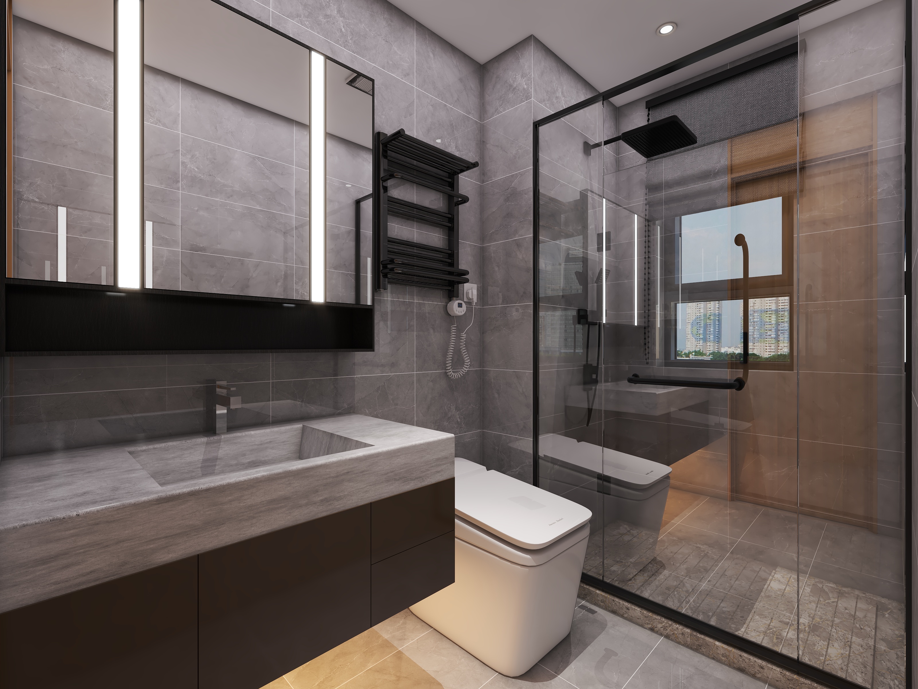 四川成都龙光天瀛（117平方现代简约四居室）-56