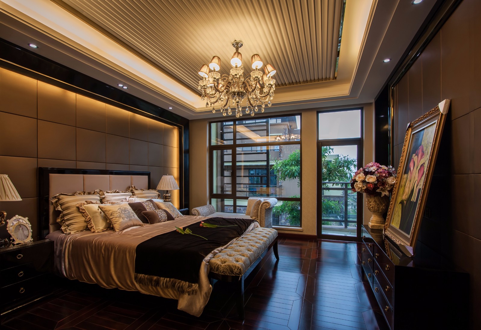 茂名双城温泉首府别墅 新古典风格样板房设计-6