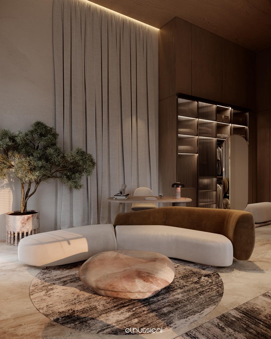 现代卧室设计丨Mohamed.elhussien.designs-3