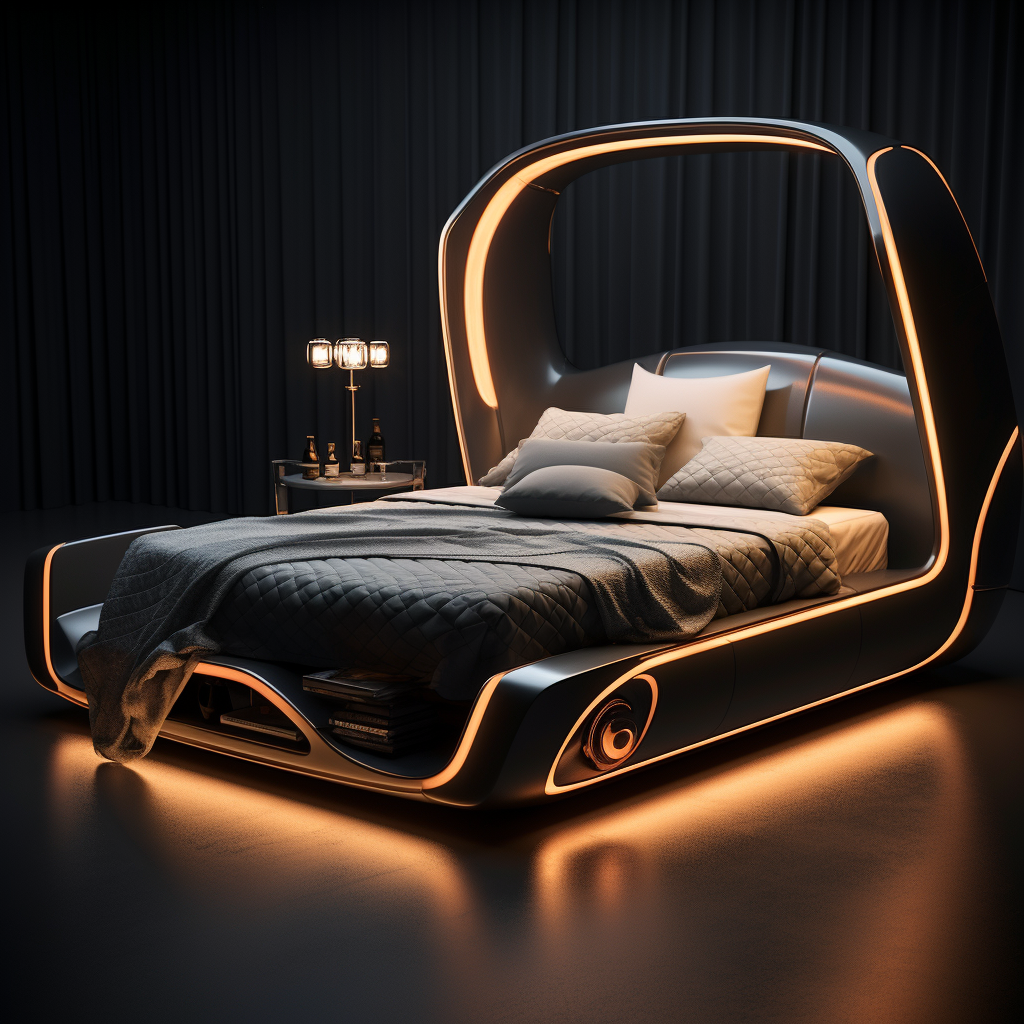 未来之梦:时尚科技床-6