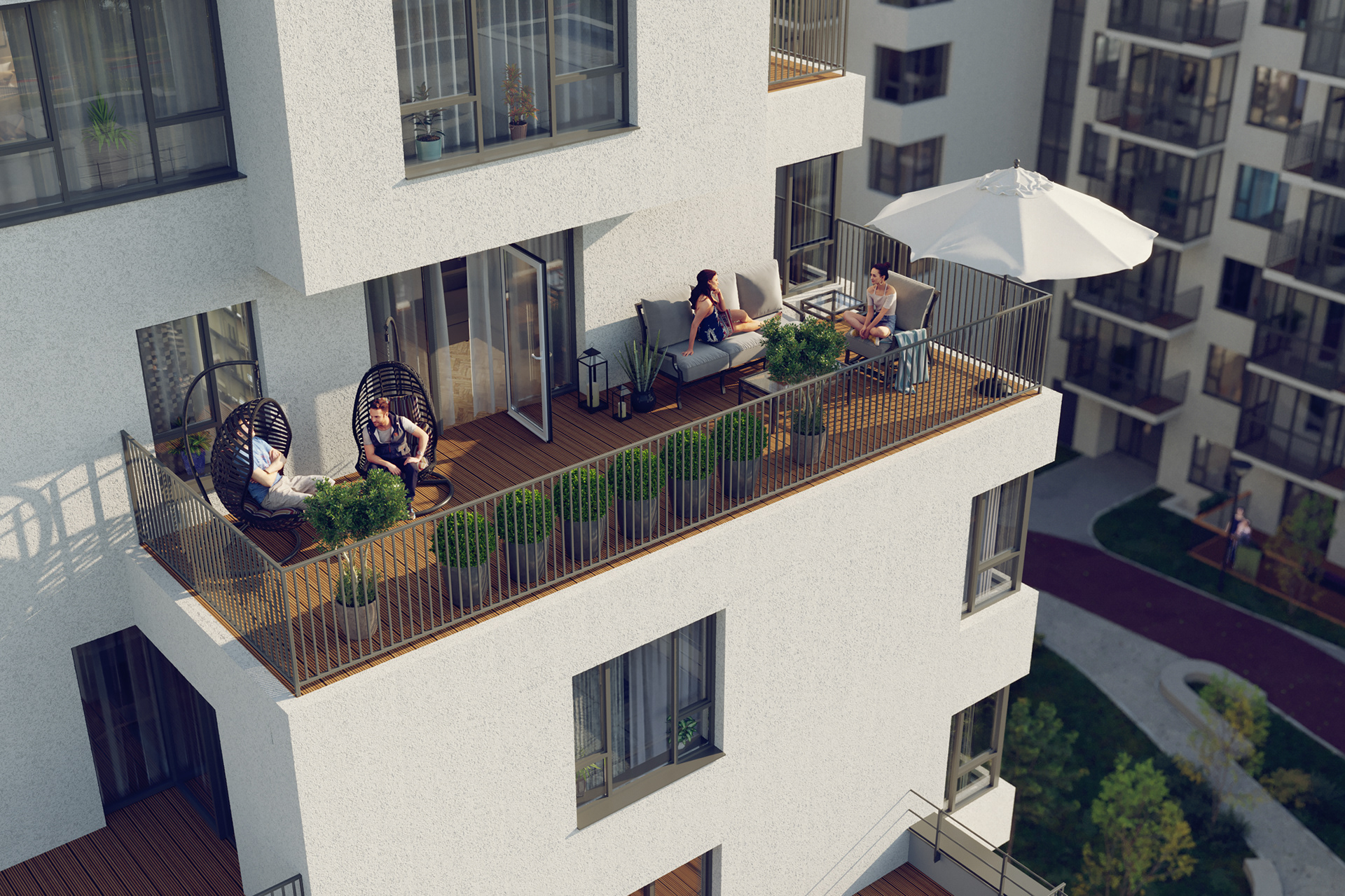 ЖК "Солнце Парк" 3d визуализация-6