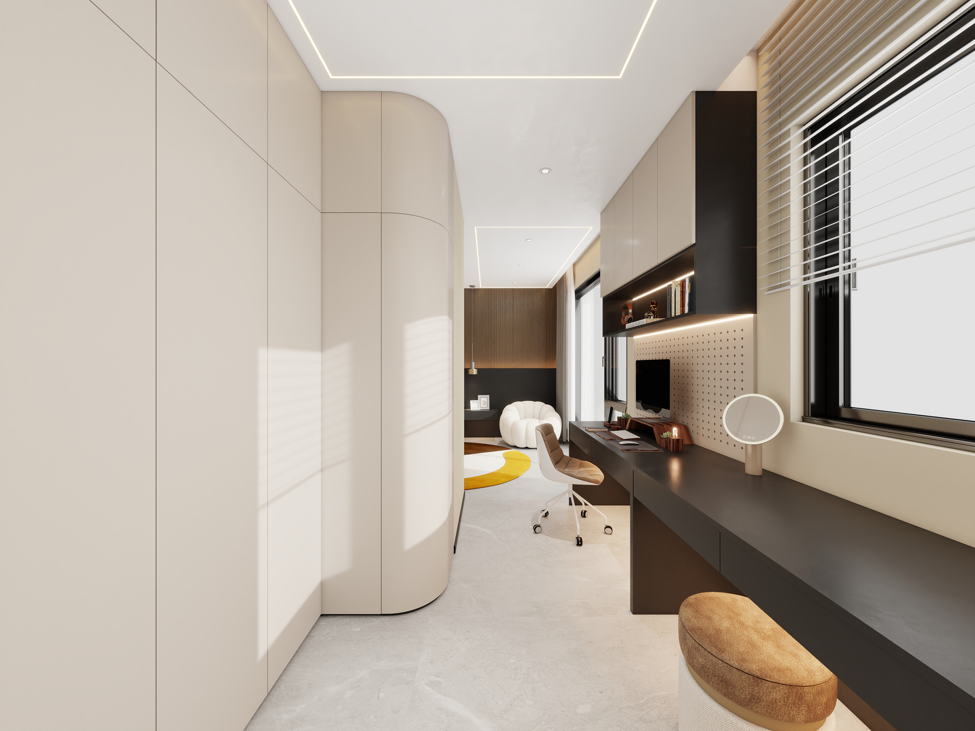 四川岳池御龙湾（214平方意式极简六居室）-36