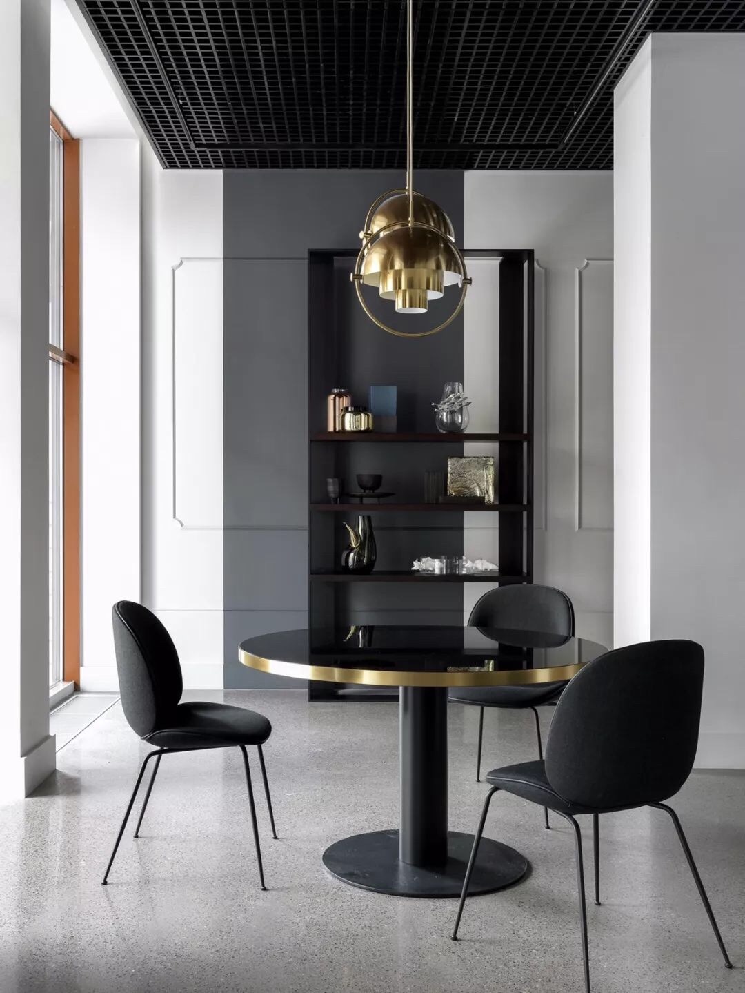 莫斯科现代风公寓设计，刚柔并重的艺术宅邸-39