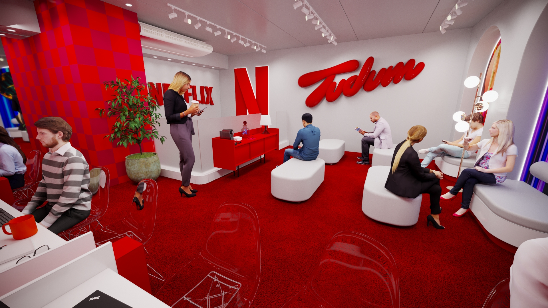 Netflix Mezzanine Social Area - CCXP2022-0