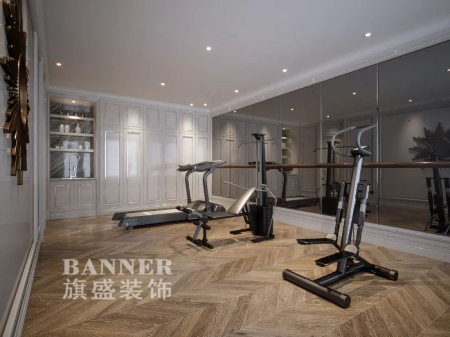 南昌汉港凯旋城 270㎡美式小清新设计-39