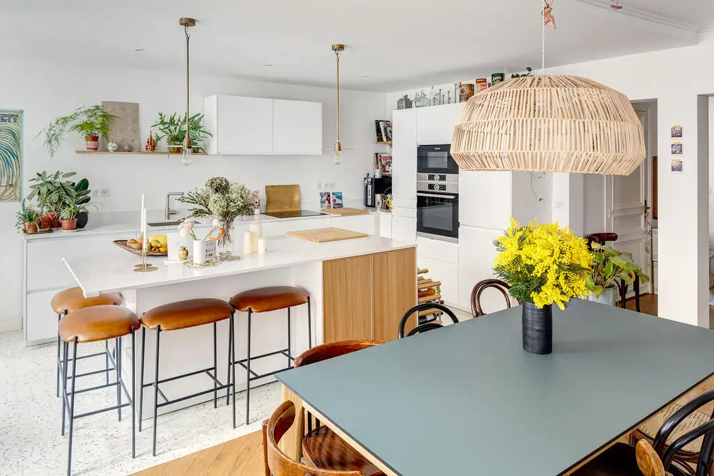 巴黎中心区度假风格公寓翻新设计-3