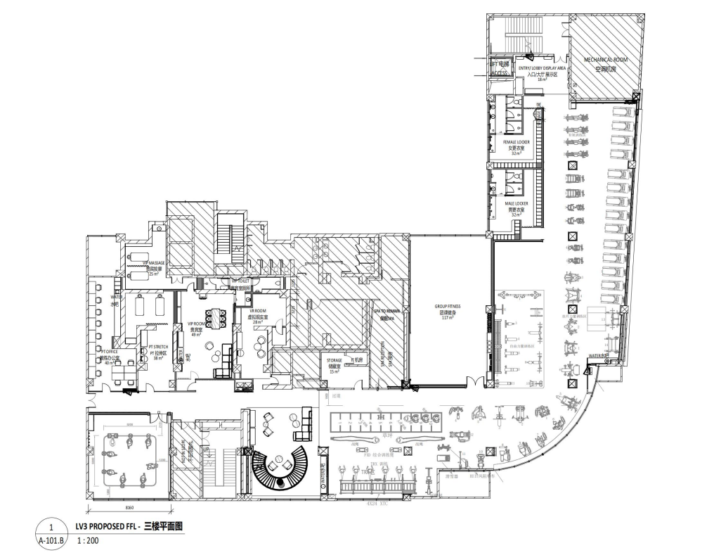 上海 Bold 健身中心丨中国上海丨hcreates 罕创(上海)建筑设计有限公司-51