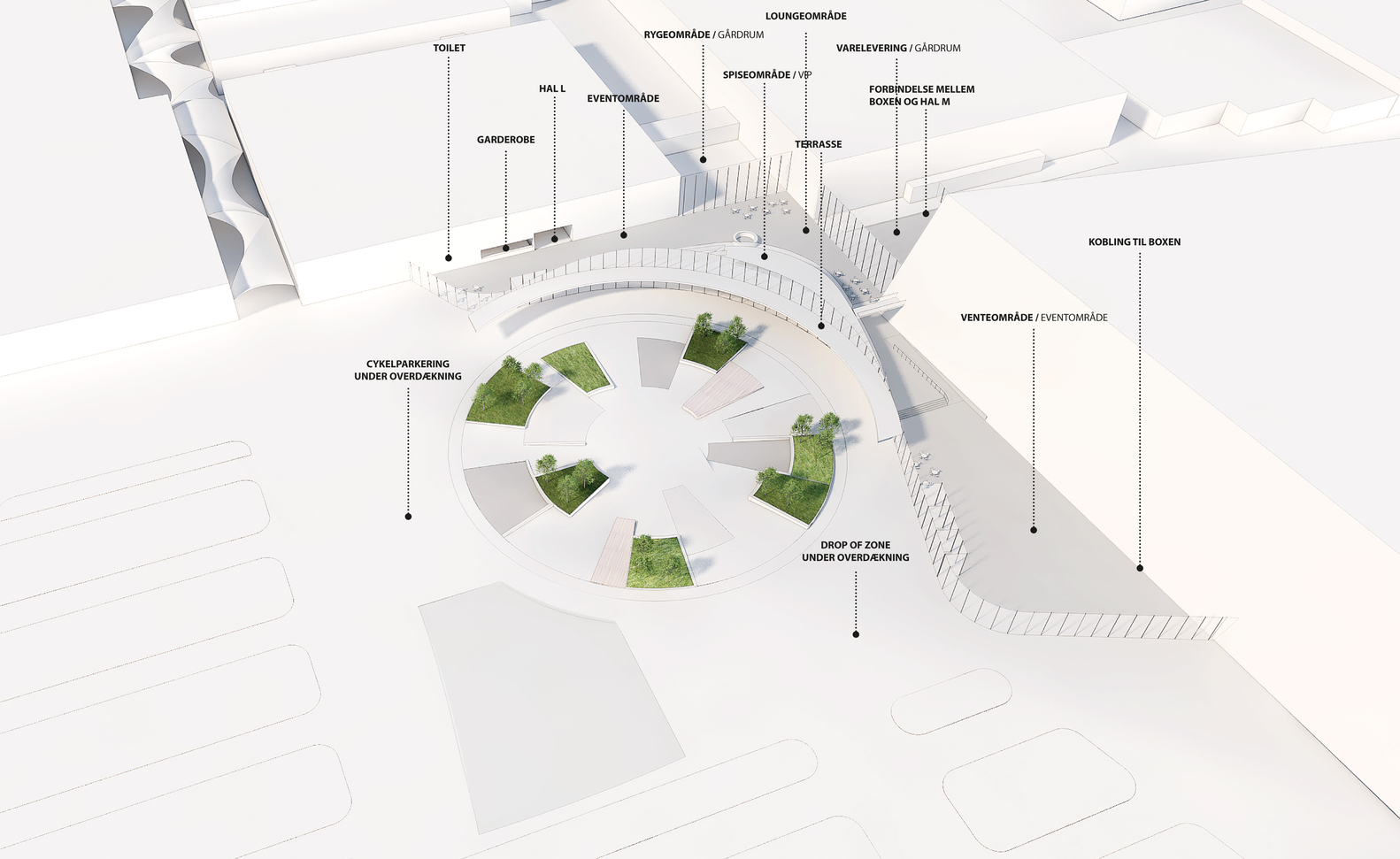 丹麦最大展览中心设计亮相,绿色景观与活动广场相映成趣-55