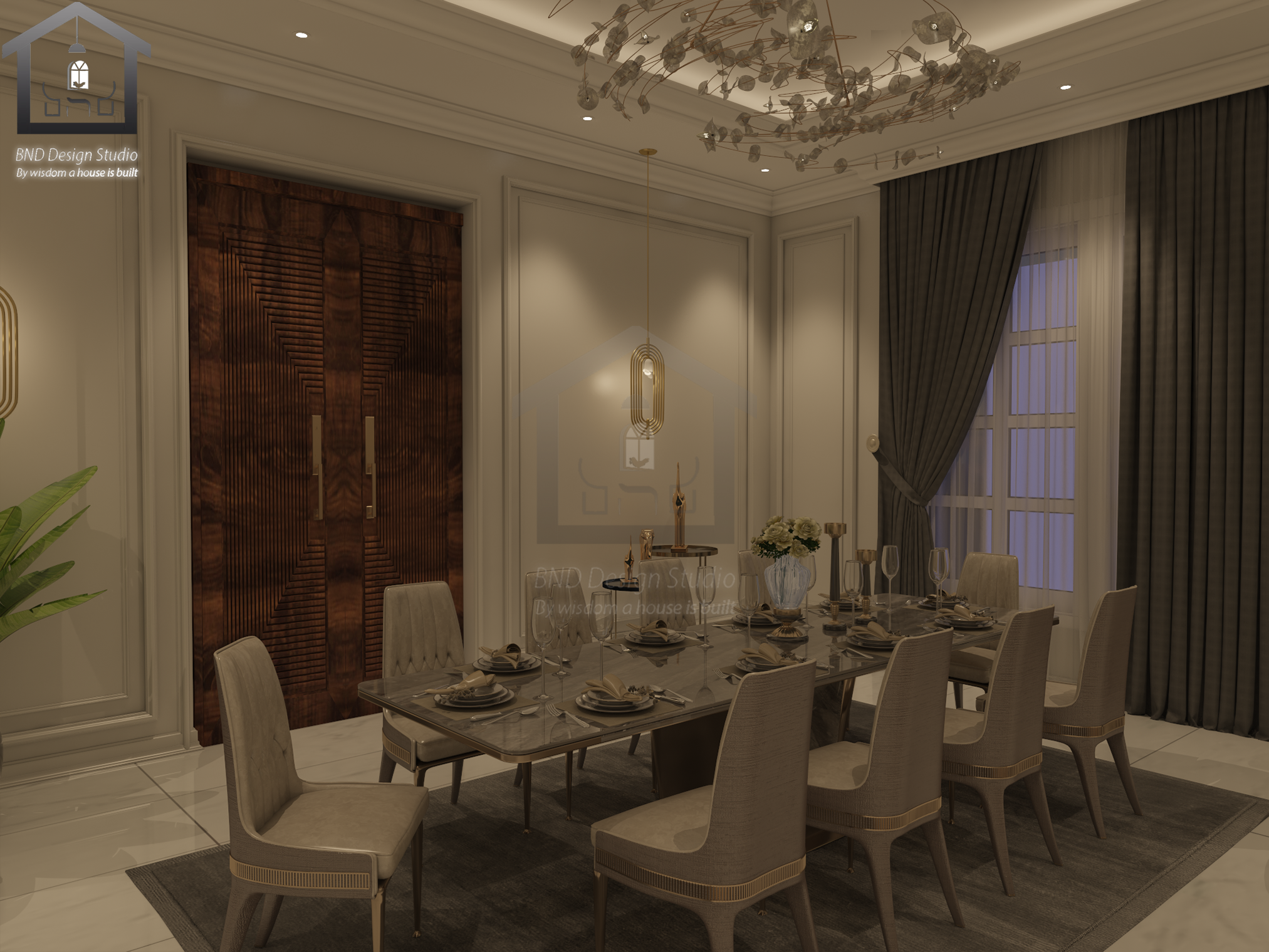 Interior Lighting design - Private Villa - KSA-11