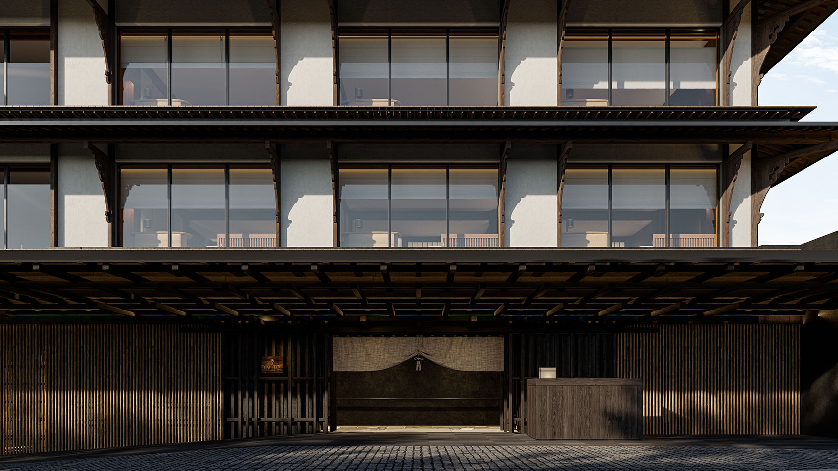 京都嘉佩乐酒店丨日本京都丨隈研吾建筑都市设计事务所,Brewin Design Office-3