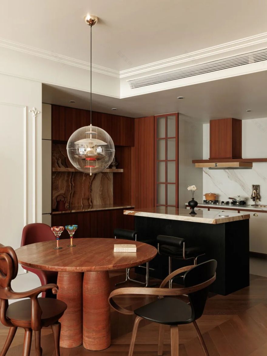 北京135㎡法式中国风:年轻人整顿老旧户型,看完极度舒适-13