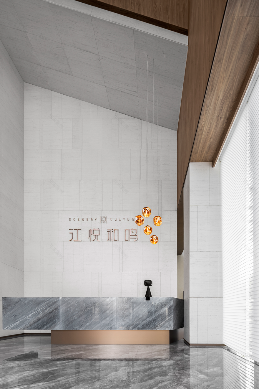 湖南长沙梦想置业江悦和鸣售楼处丨中国长沙丨上海华帛(HIBER)室内设计有限公司-16