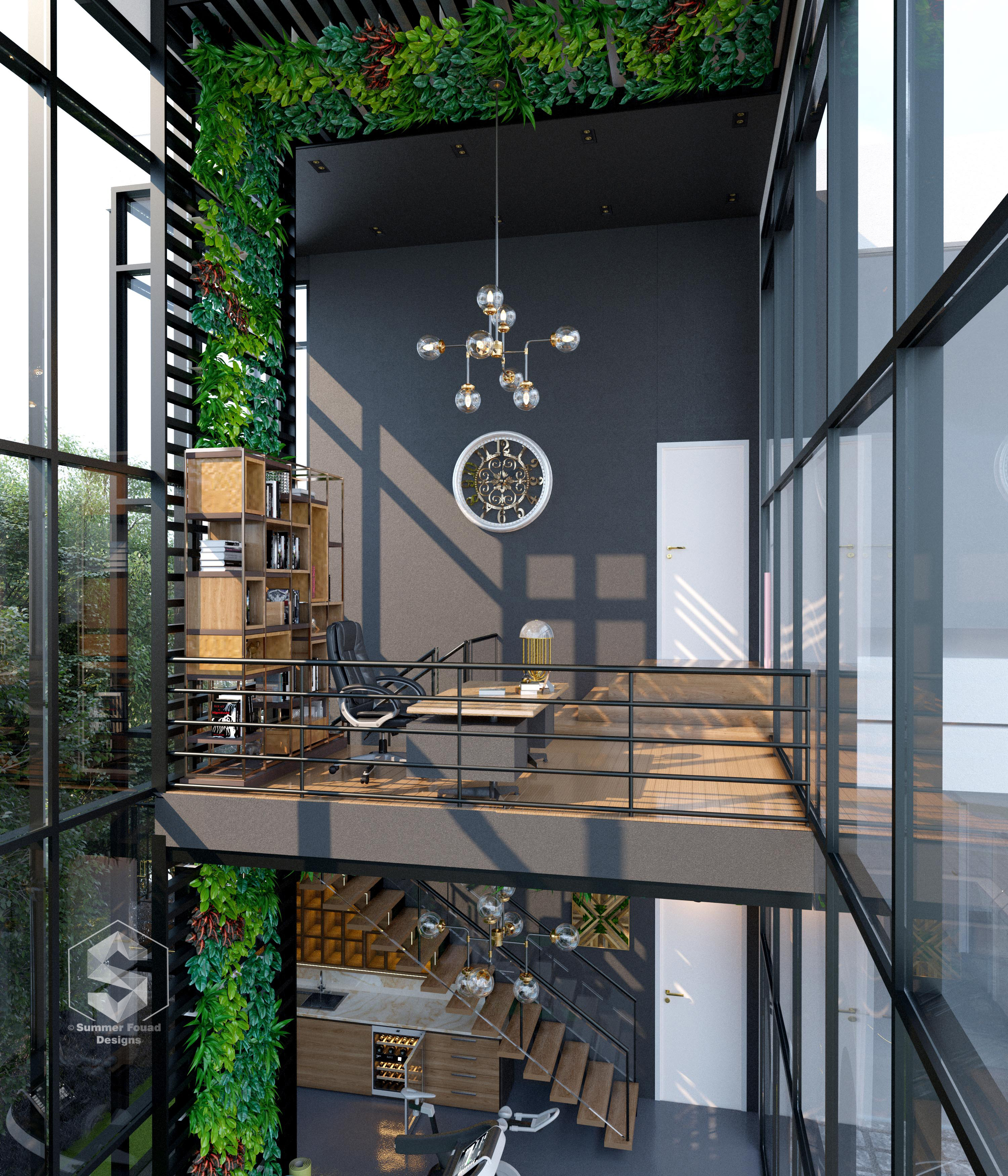 Industrial styled Annex attached to villa-1