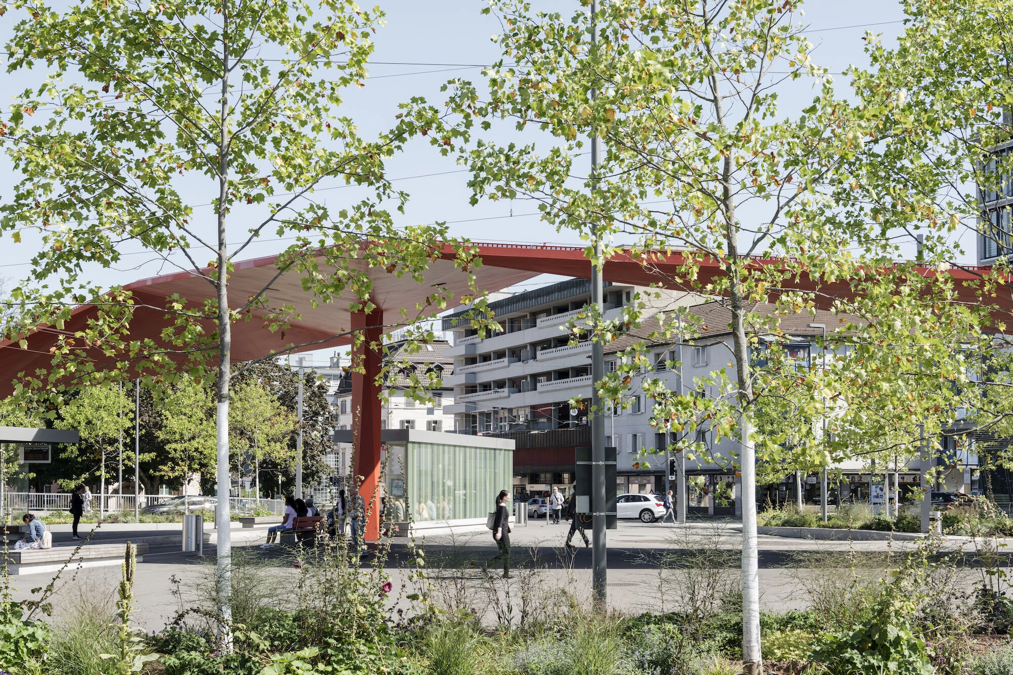 城市广场,施利伦丨瑞士丨weberbrunner architekten-11