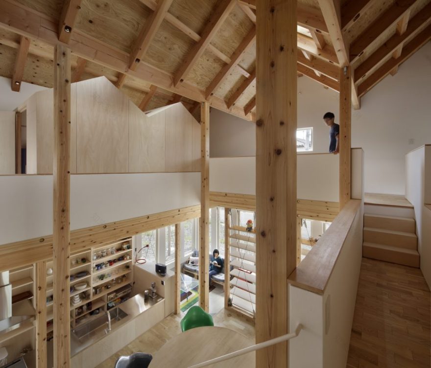 “四个矩形”住宅 | 温暖舒适的日式空间-22