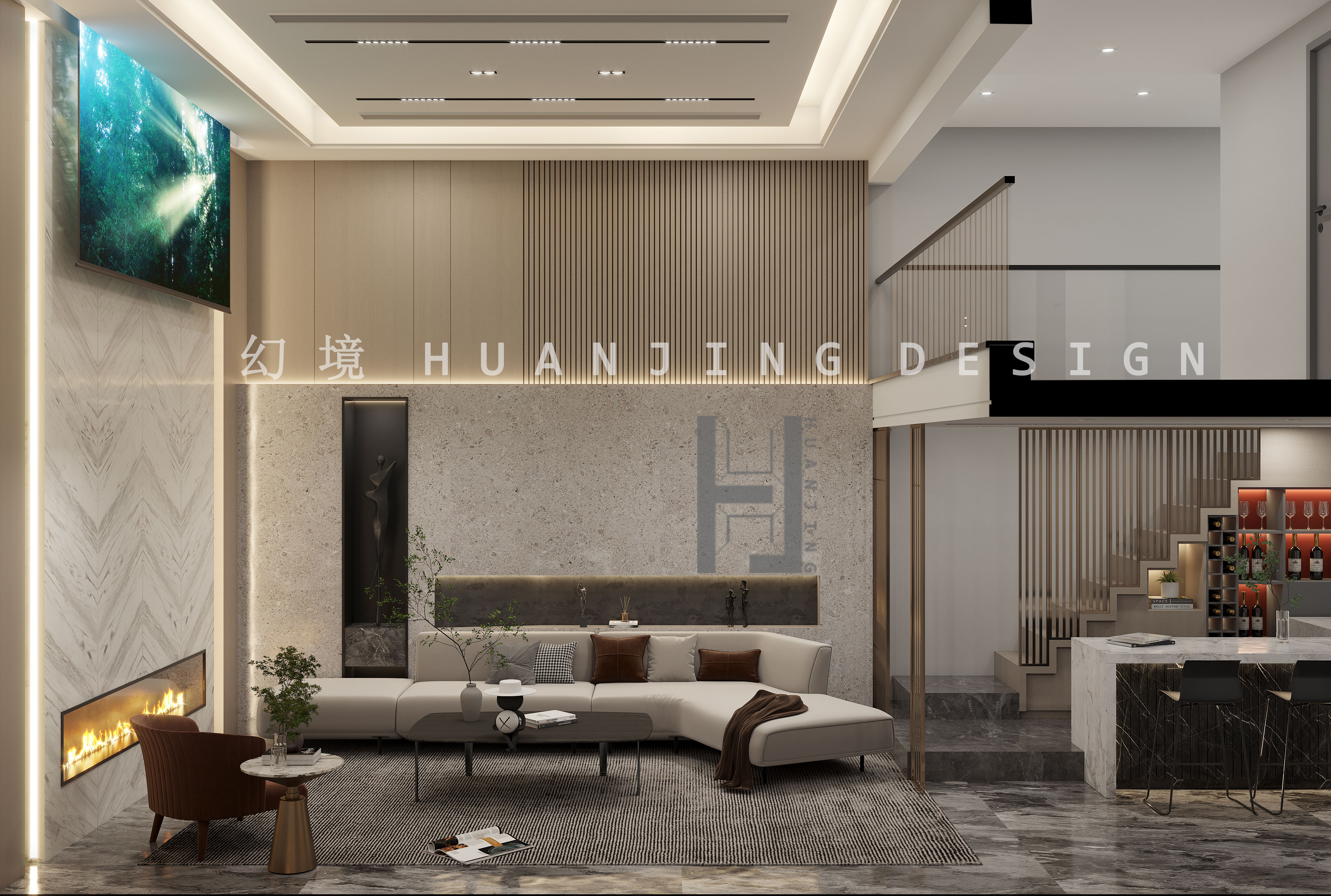 湖州大排屋全屋 3D 效果设计丨中国湖州丨幻境视觉-21