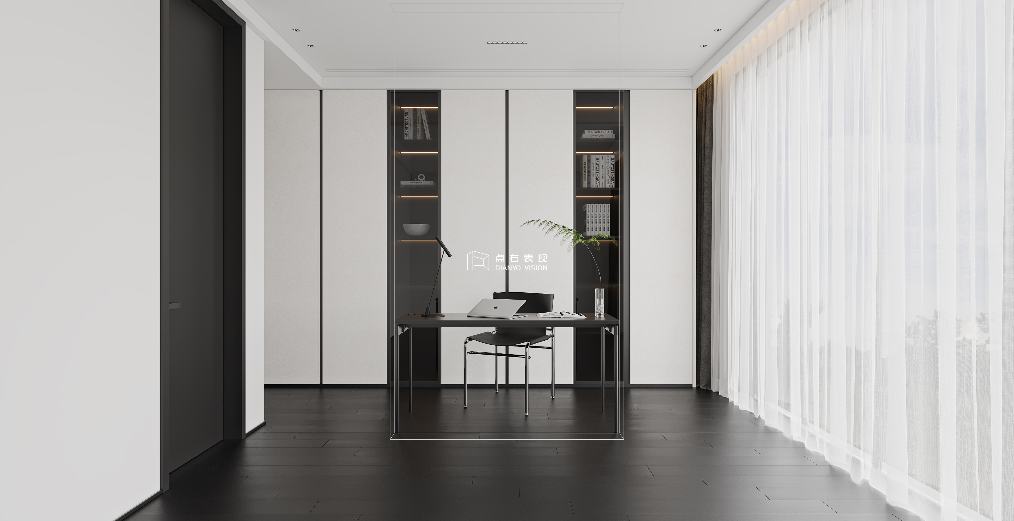 现代风格效果图丨点右效果图表现-23