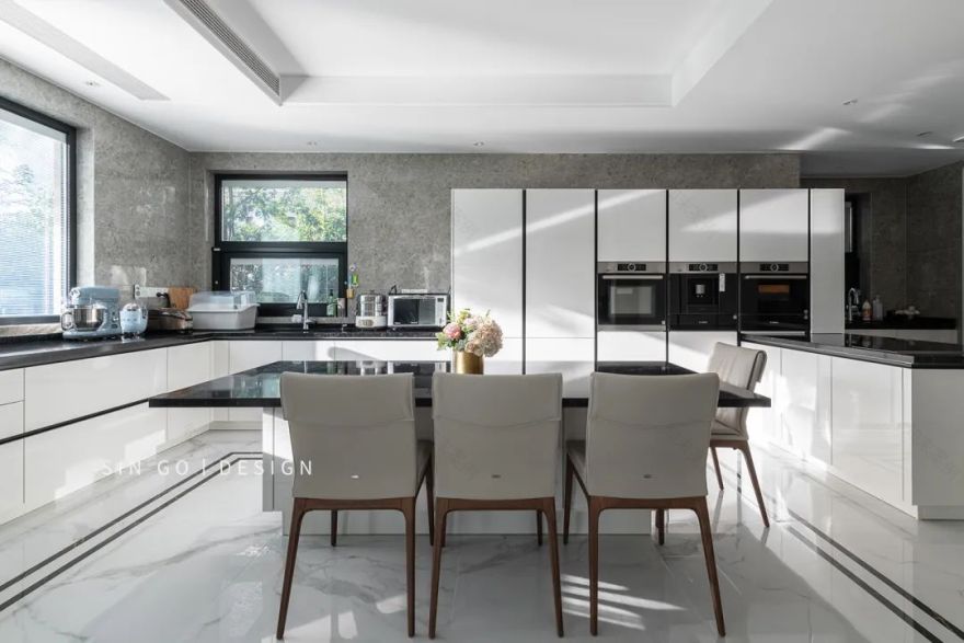 上海翠庭府邸现代诗意空间丨中国上海丨星杰国际设计-10