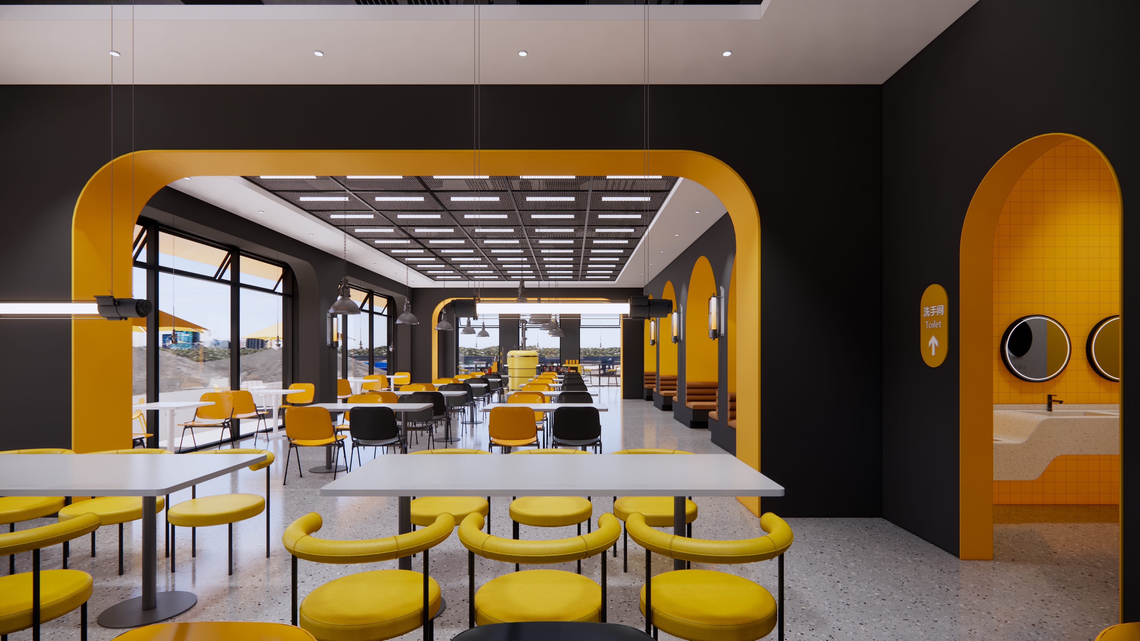 工业主题亲子餐厅方案设计-10