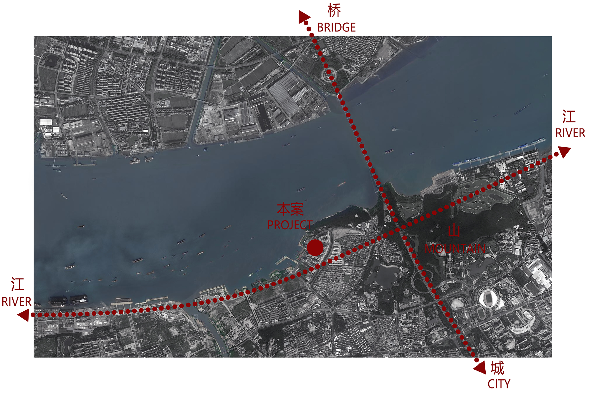江畔平墅丨中国江苏丨介间建筑设计-4