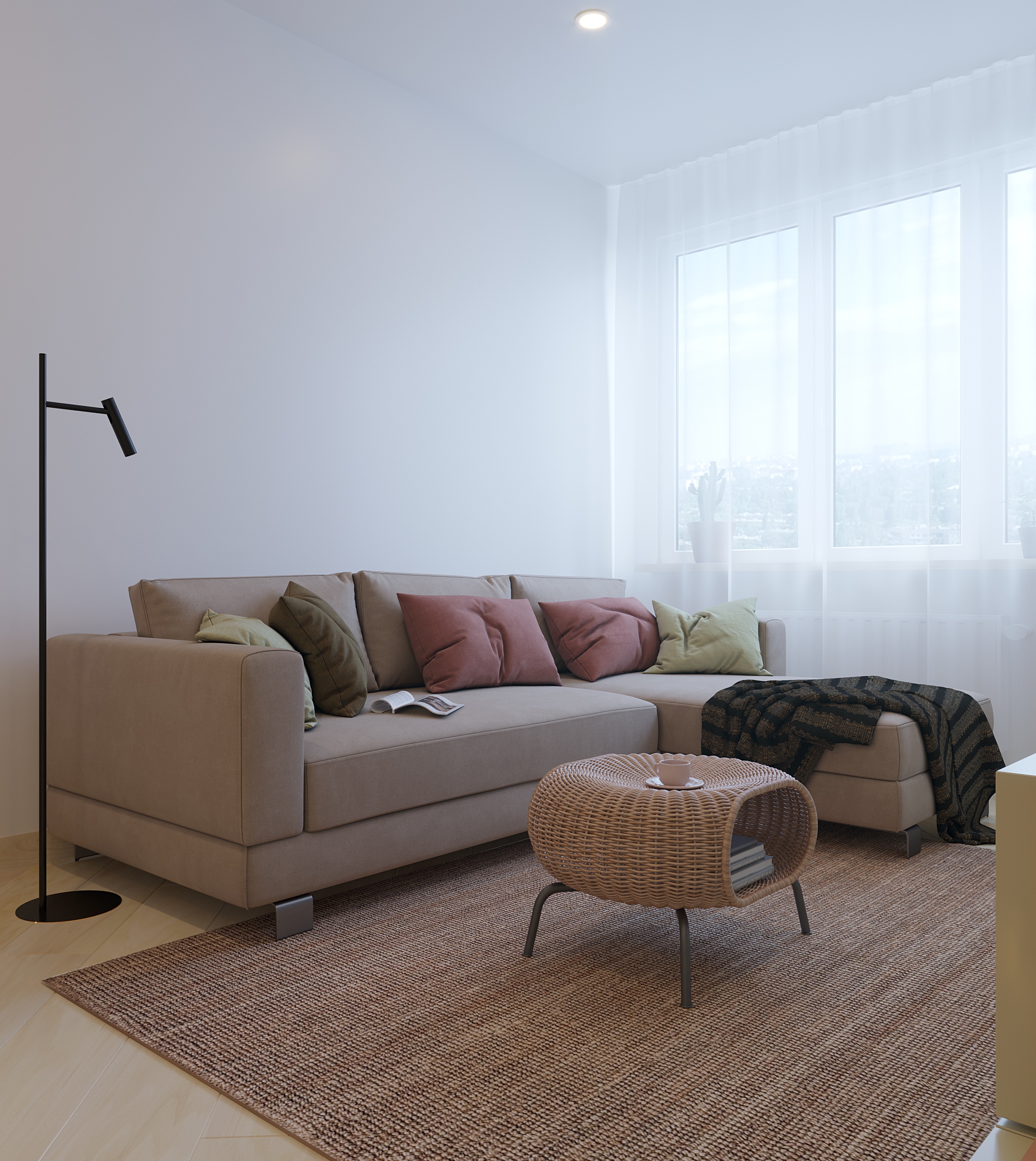 APARTMENT "SKY CITY": 65 sq.m-9