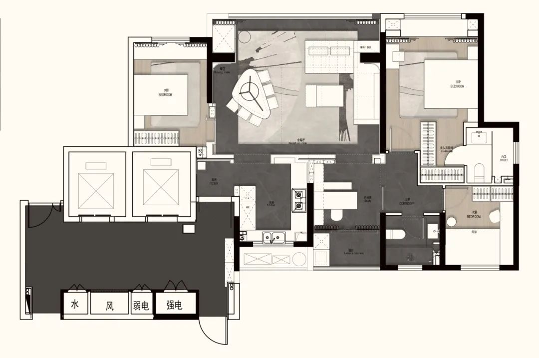 温州四口之家 · 现代简约丨中国温州丨王俊凯-68