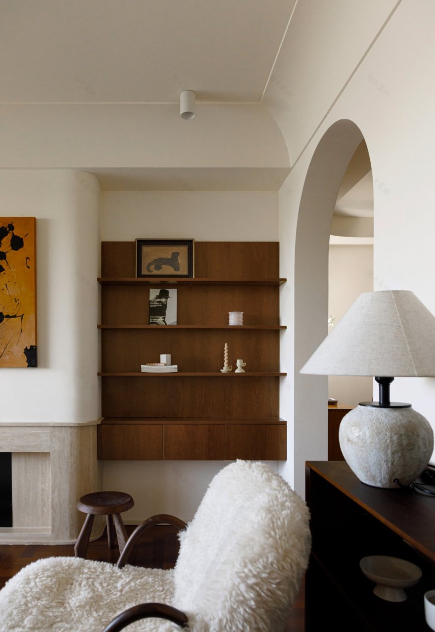 北京西城社区住宅轻复古风格婚房设计丨中国北京丨文君空间设计-22