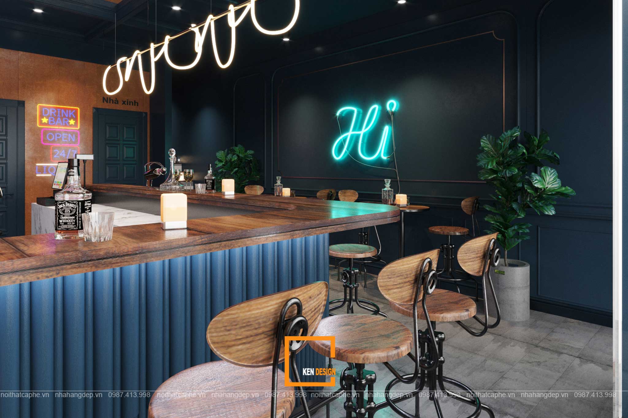 Ninh Bình酒吧设计项目丨越南丨Ken Design-15