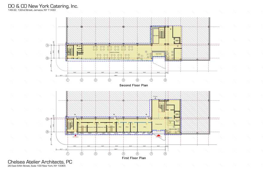 纽约皇后区 DO&CO 餐饮工厂扩建,室内设计瞩目-9