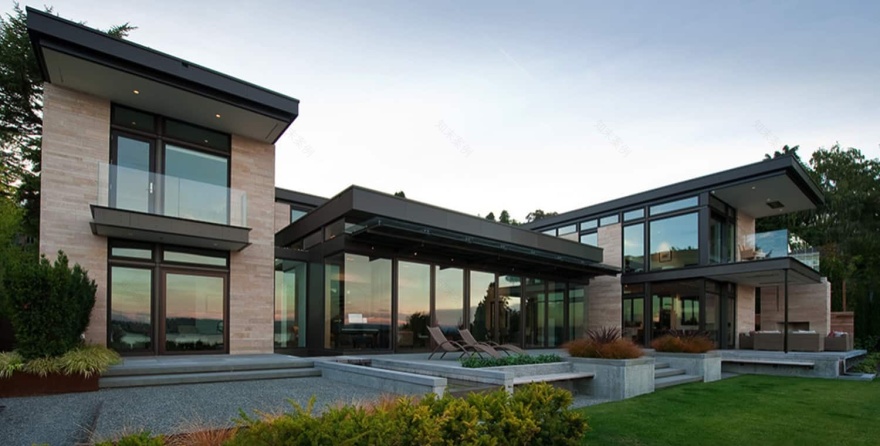 Inside a modern yet warm home on a bluff overlooking Lake Washington-23