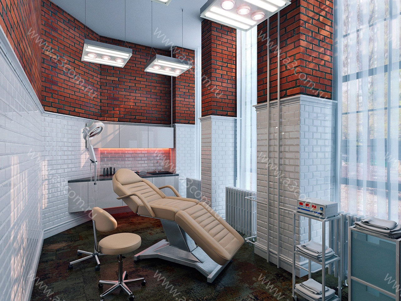 Loft Beauty Moscow 美容美发沙龙设计丨俄罗斯莫斯科-4