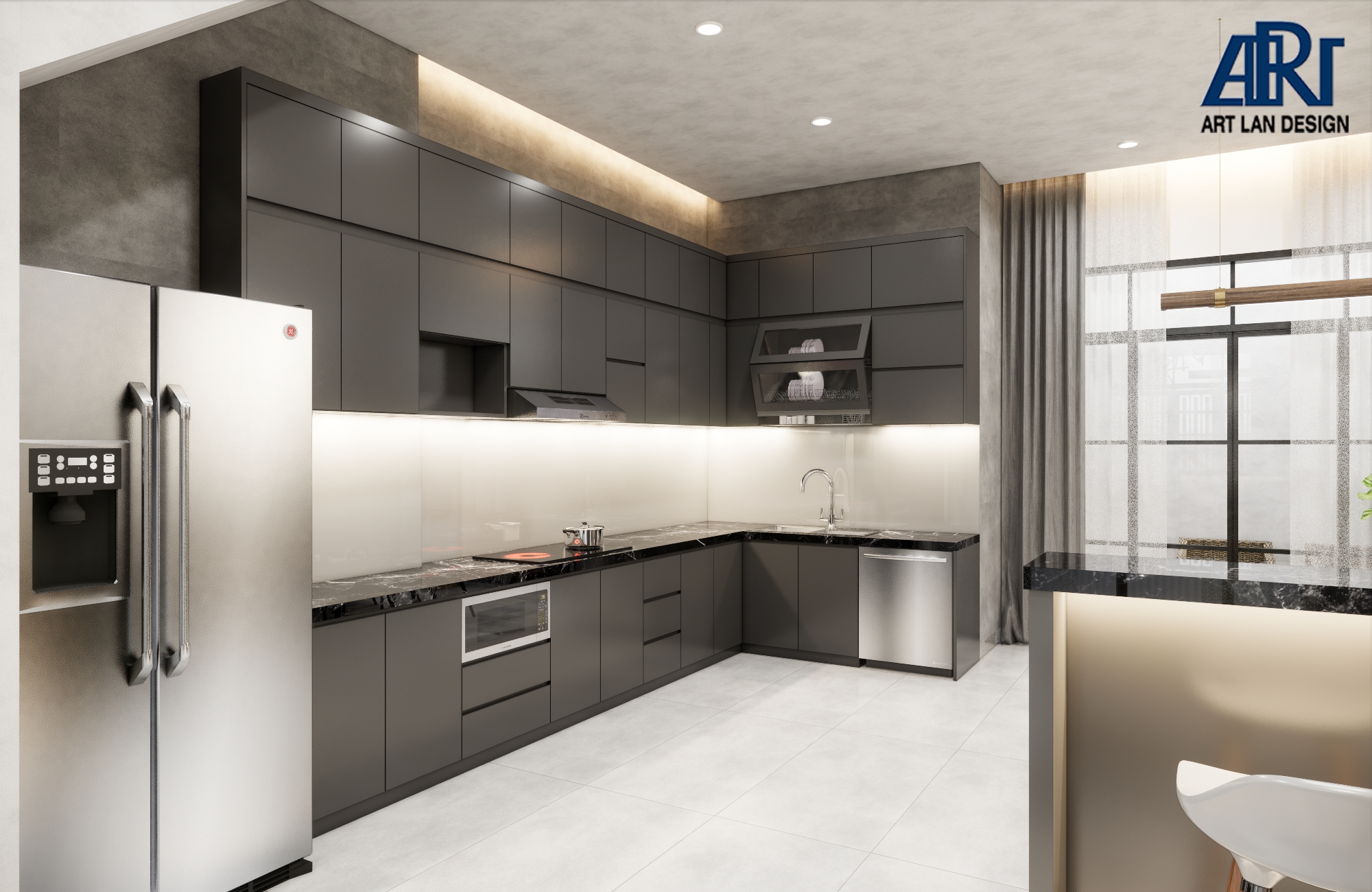 NỘI THẤT NHÀ PHỐ 2 TẦNG - HIỆN ĐẠI-5