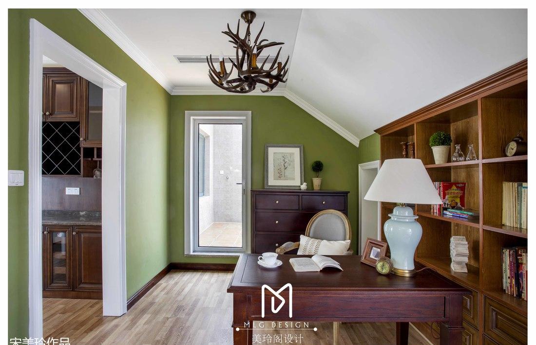 MLG美龄阁设计事务所丨别墅丨MLG美龄阁原创设计--美式温馨-温暖时-10