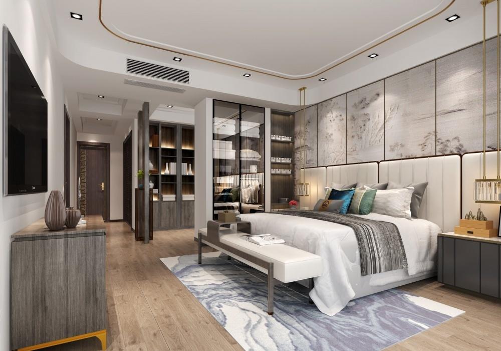 
新中式浙江海宁度假别墅 -2