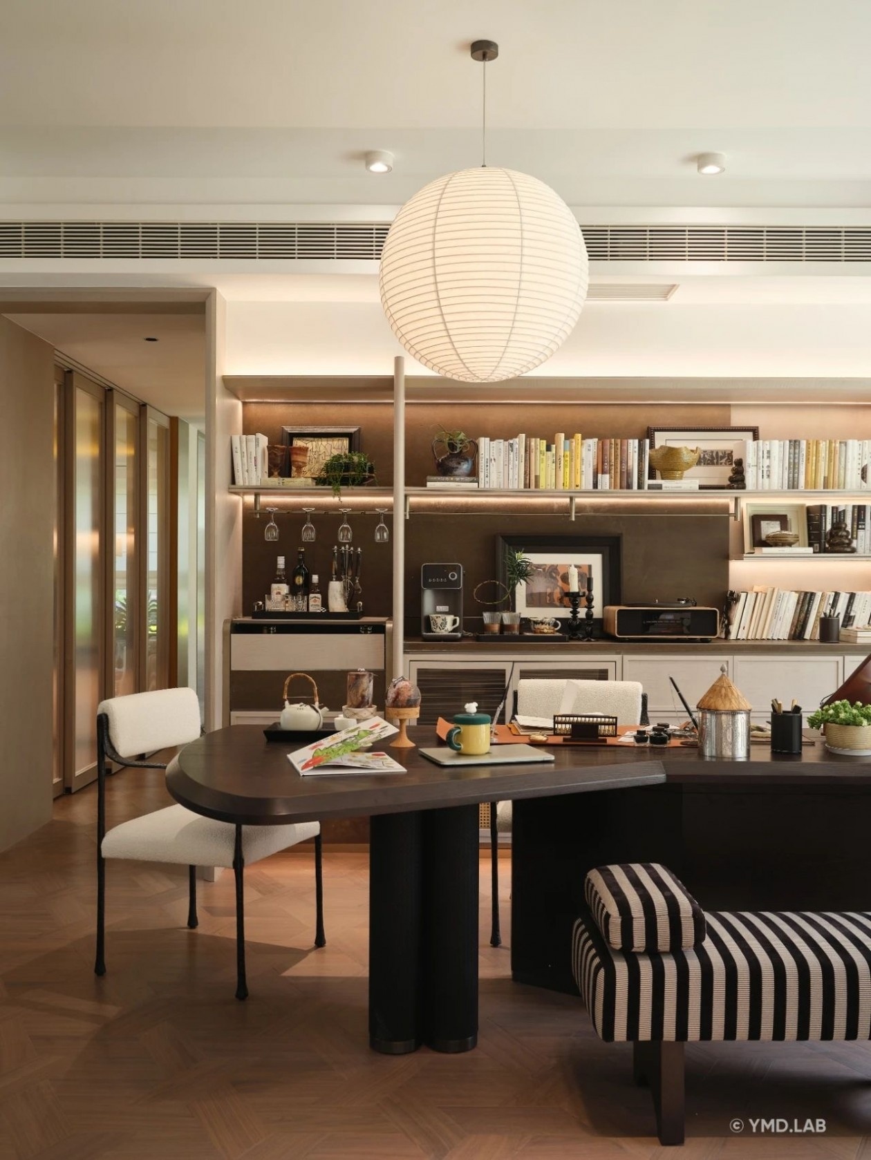 东莞华润旗峰润府120㎡《和‘班味’断交》| 上海岳蒙设计-3