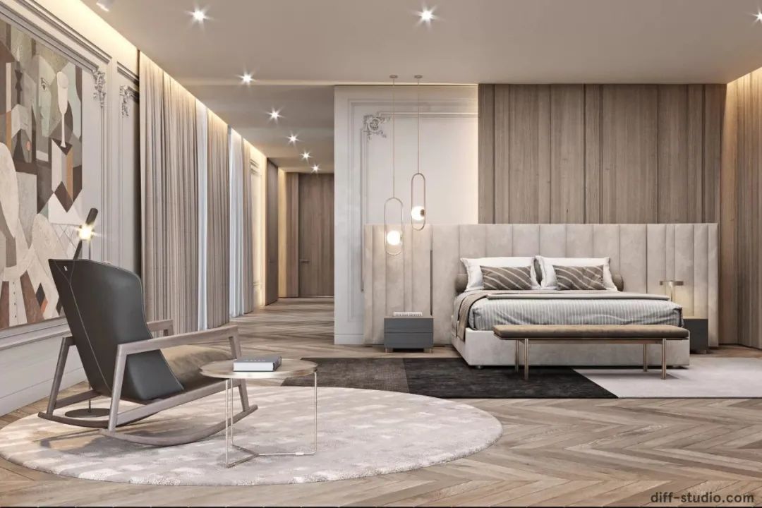 乌克兰基辅 1600㎡新古典奢华大宅丨Diff.Studio-42