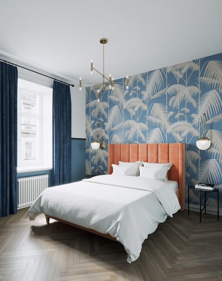 红色与蓝色的碰撞,打造时尚居家空间-13