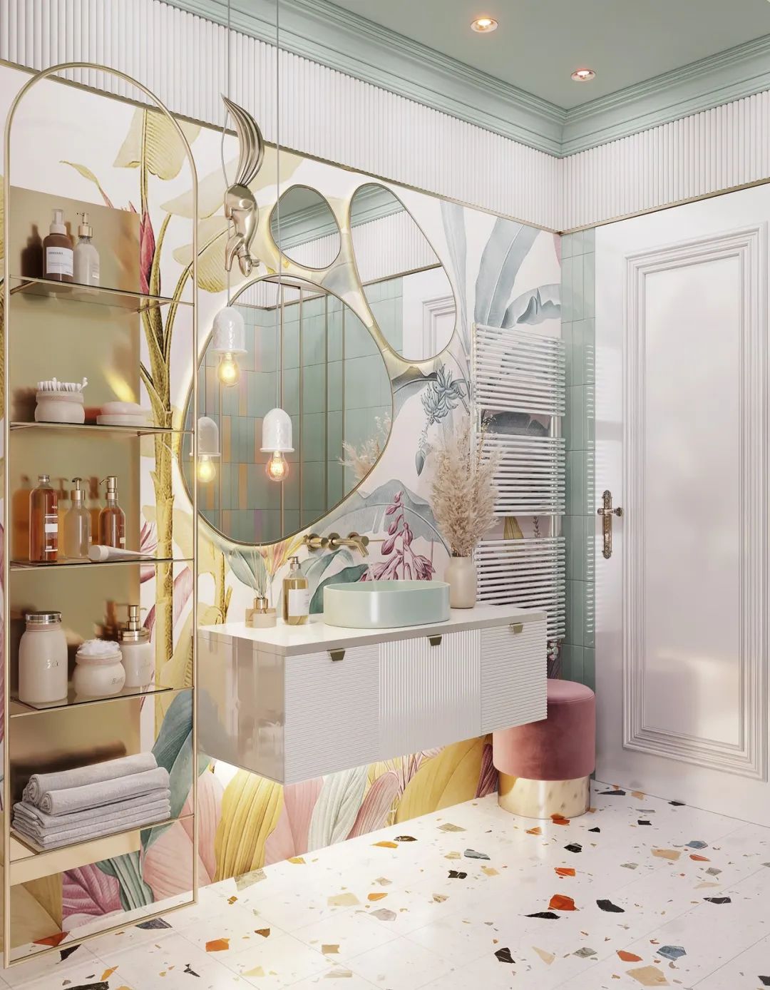 现代轻奢风的居住空间-72