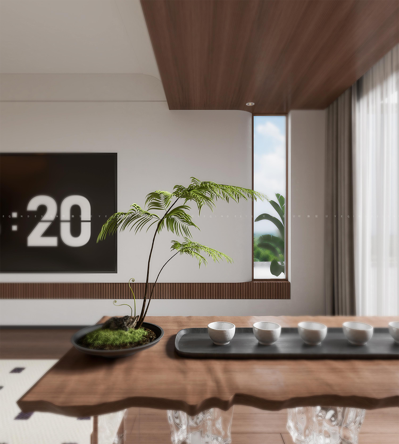 氛围感轻复古大平层丨中隆建业-0