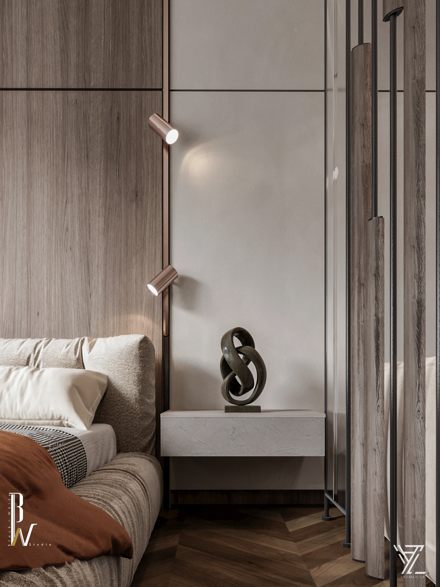 主卧丨阿曼丨Black N White-11