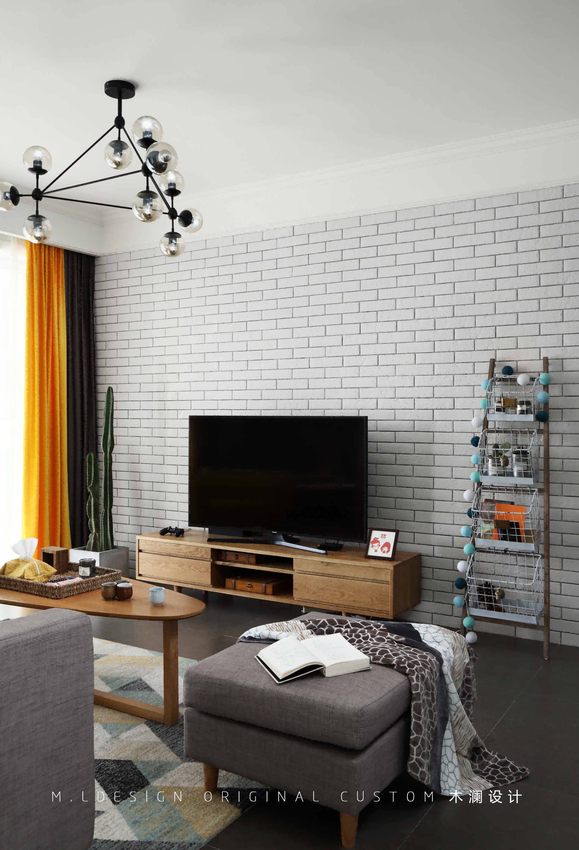 130㎡北欧风三口之家-13