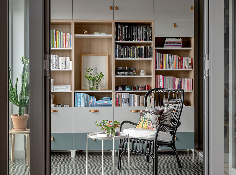 斯德哥尔摩新住宅楼里的阅读室公寓-4