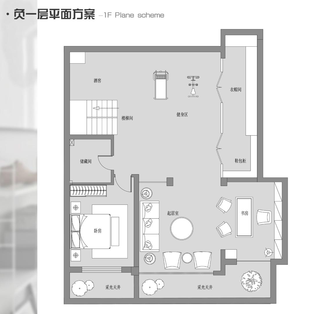 观塘新中式住宅空间设计-29