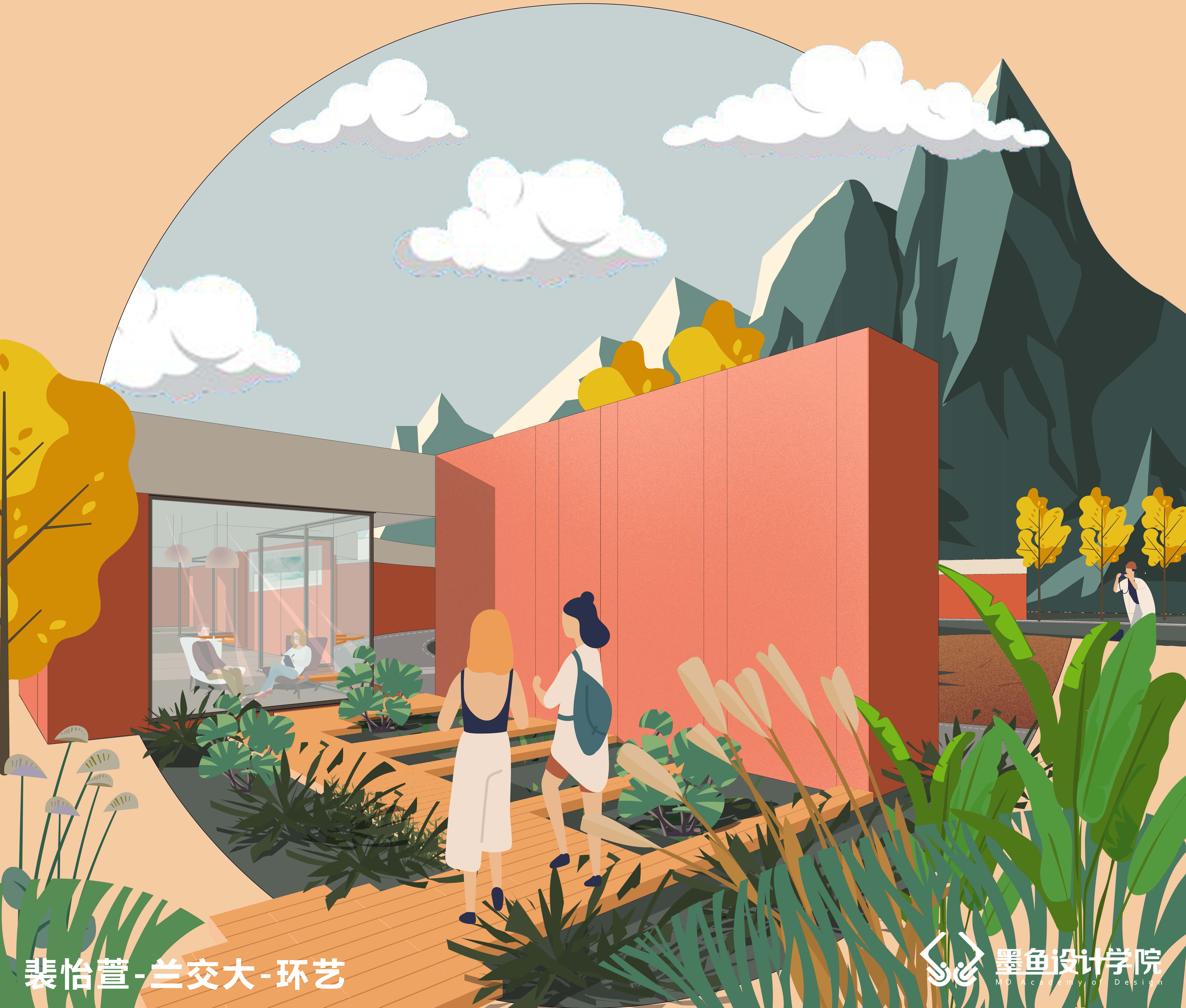 墨鱼设计学院 | 原创插画风图纸一览-13