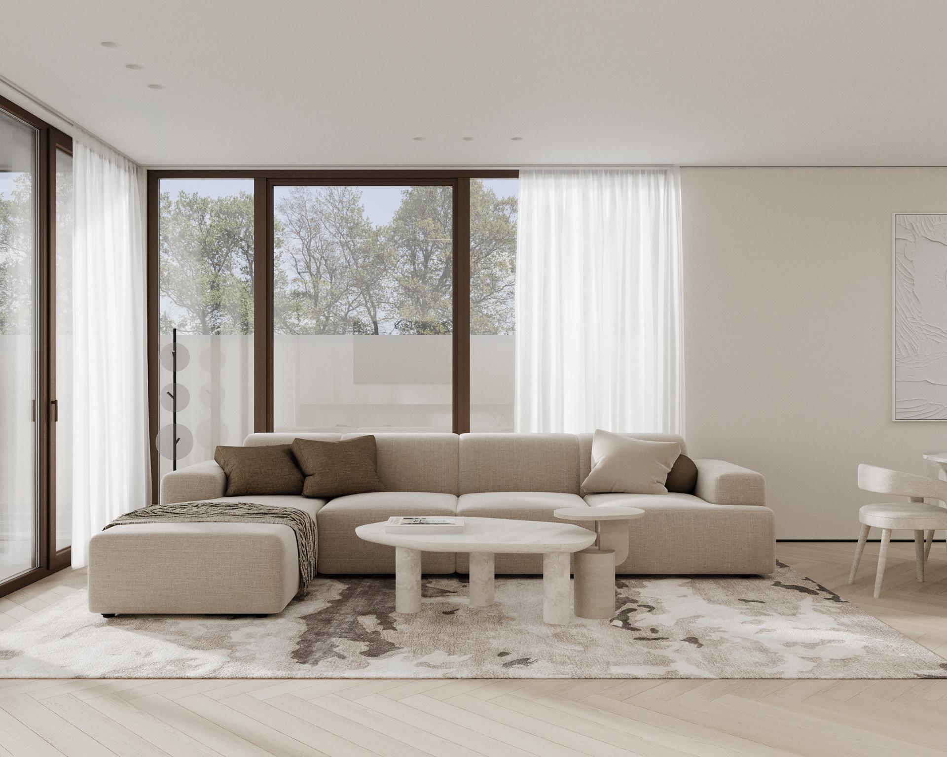 Calm Minimalism（宁静简约风）复式室内可视化项目丨澳大利亚阿德莱德-4