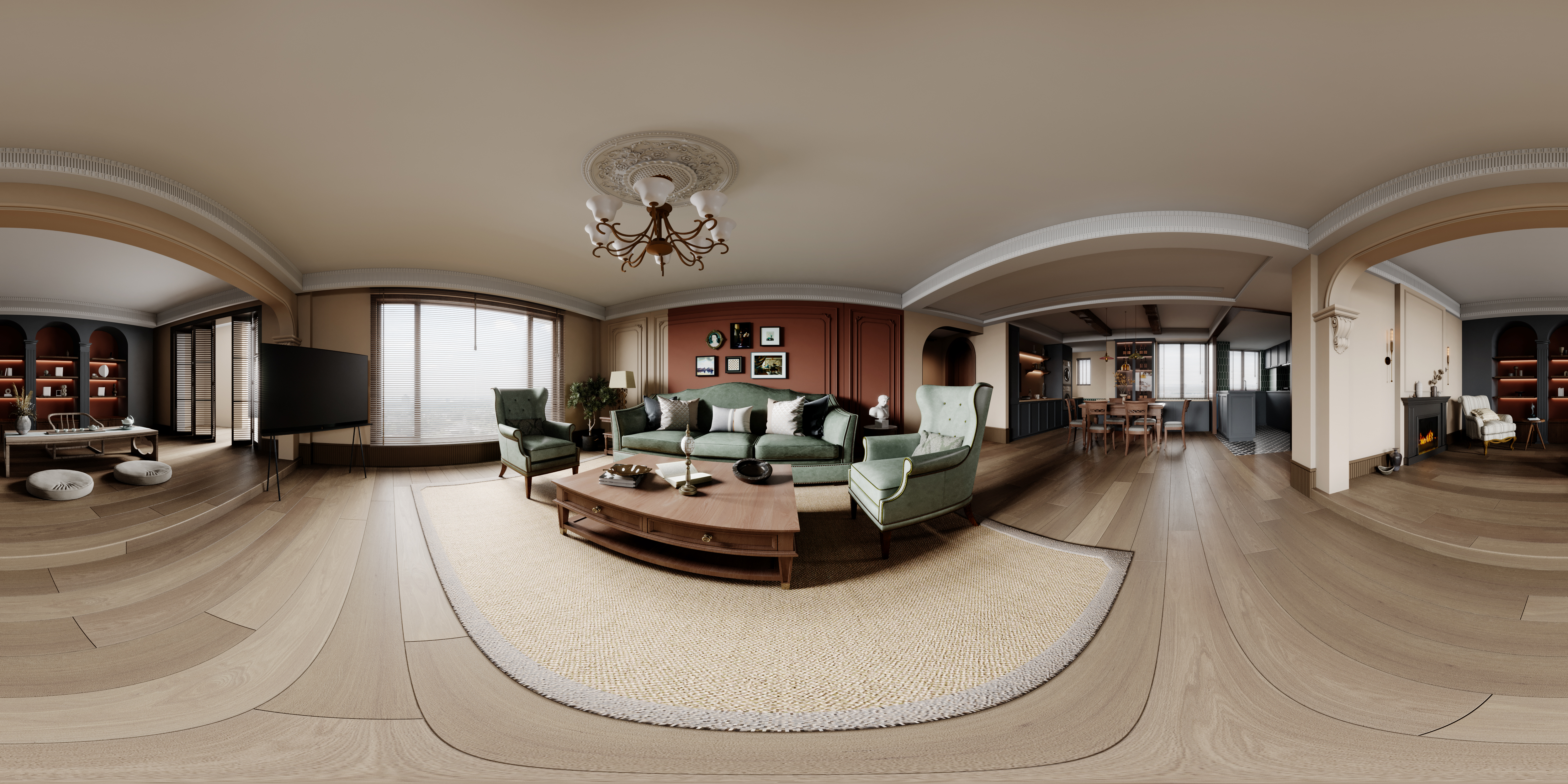 融合自然元素的 3Dmax CR5.2 室内设计案例-47